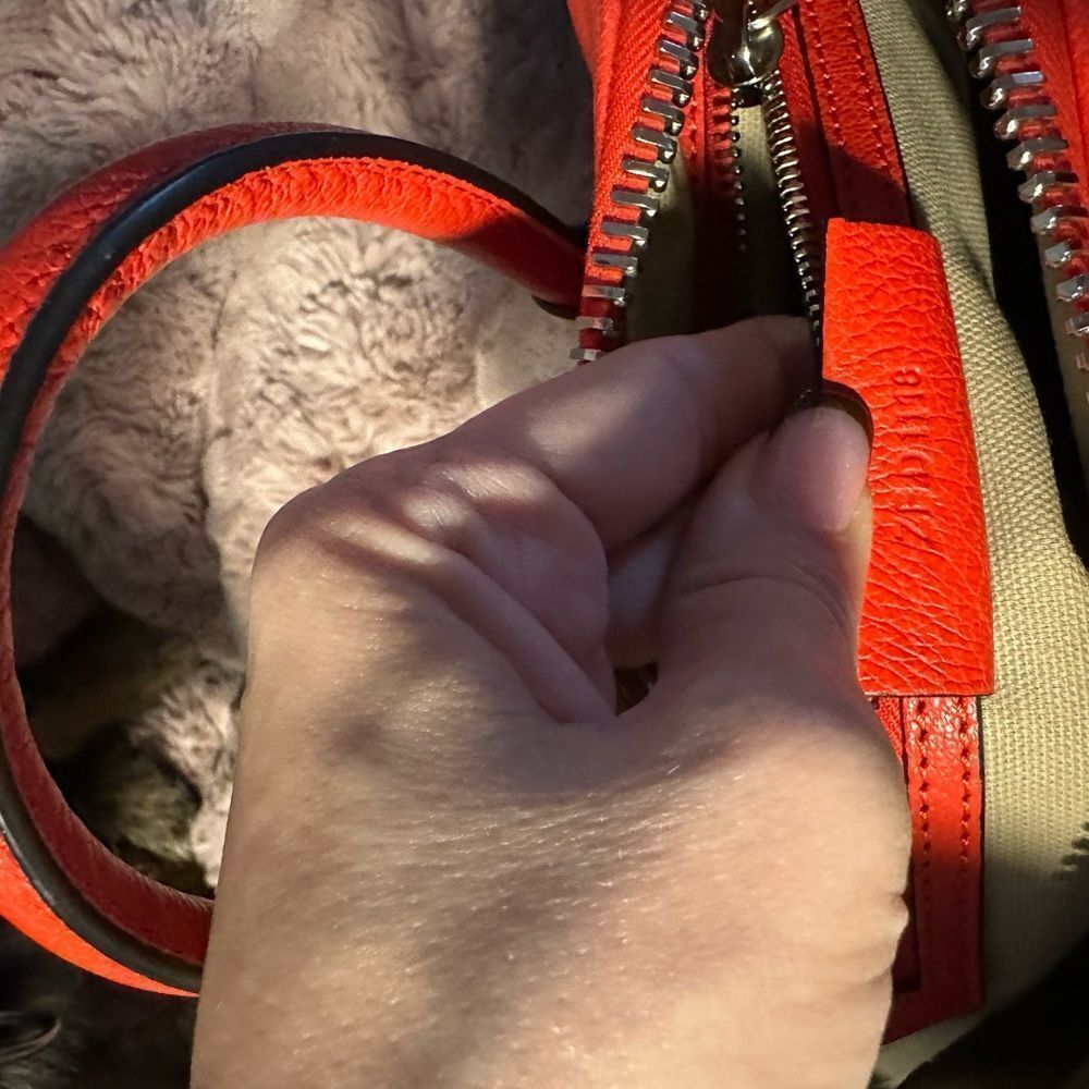 Givenchy Red Satchel Bag - Picture 8 of 12